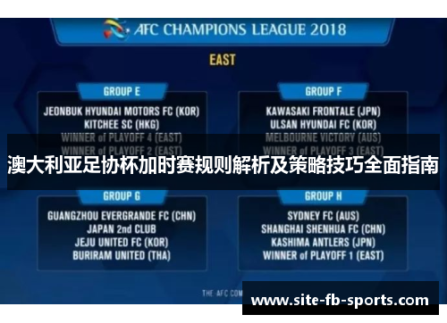 澳大利亚足协杯加时赛规则解析及策略技巧全面指南